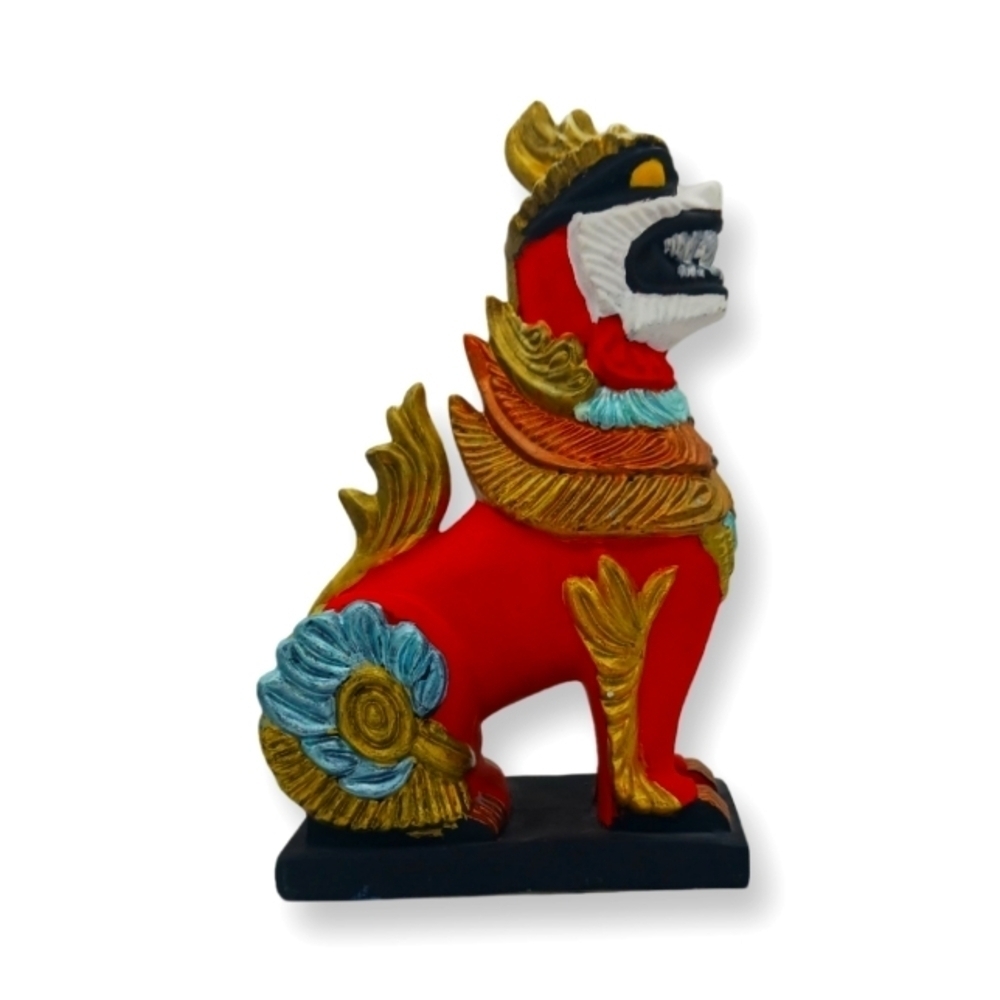 Arnels Ceramic Chinese Temple Guard Foo Dog Figurine Vintage Mold Statue​